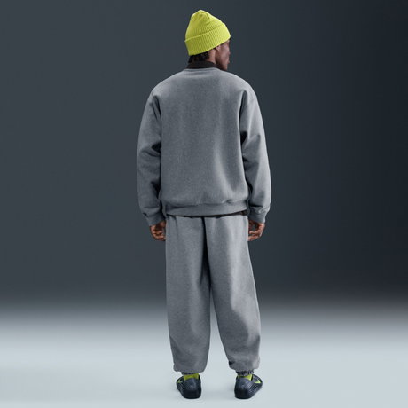 NIKE - Nike Life Solo Swoosh BB Crew Erkek Gri Sweatshirt (1)