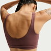 NIKE - Nike One Bra Capsule Pedli Kadın Kahverengi Sporcu Sütyeni (1)