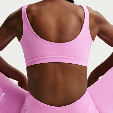 NIKE - Nike One Bra Capsule Pedli Kadın Pembe Sporcu Sütyeni (1)