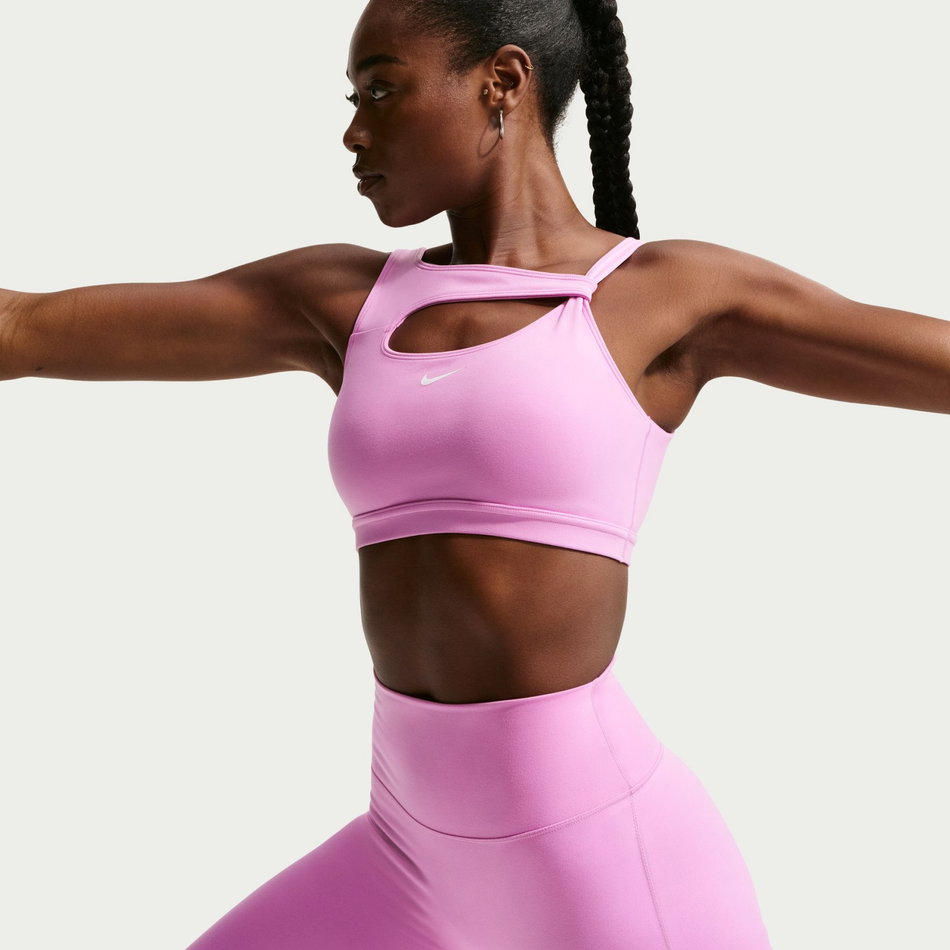 Nike One Bra Capsule Pedli Kadın Pembe Sporcu Sütyeni