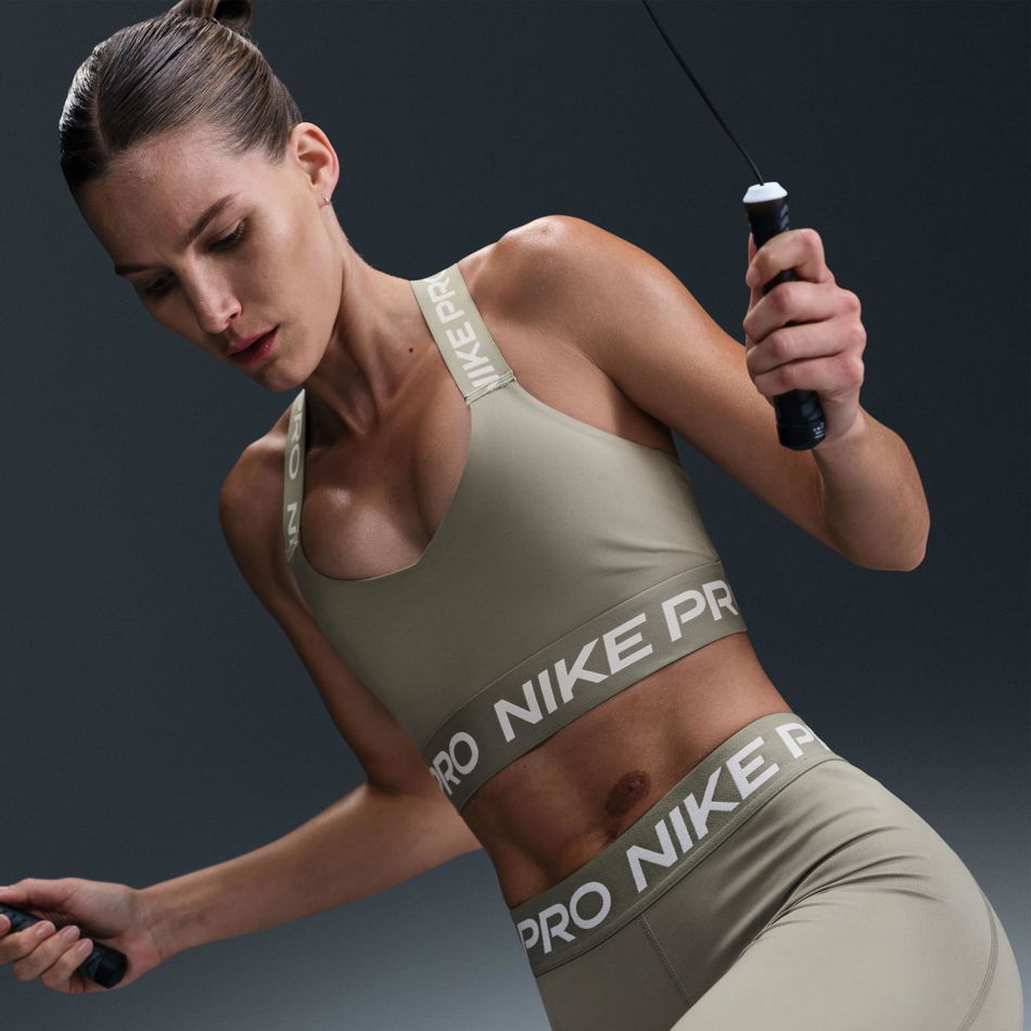 Nike Pro Bra Kadın Yeşil Sporcu Sütyeni