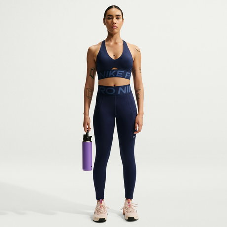 NIKE - Nike Pro Dri-FIT Sculpt Ms Bra Pedli Kadın Mavi Sporcu Sütyeni (1)