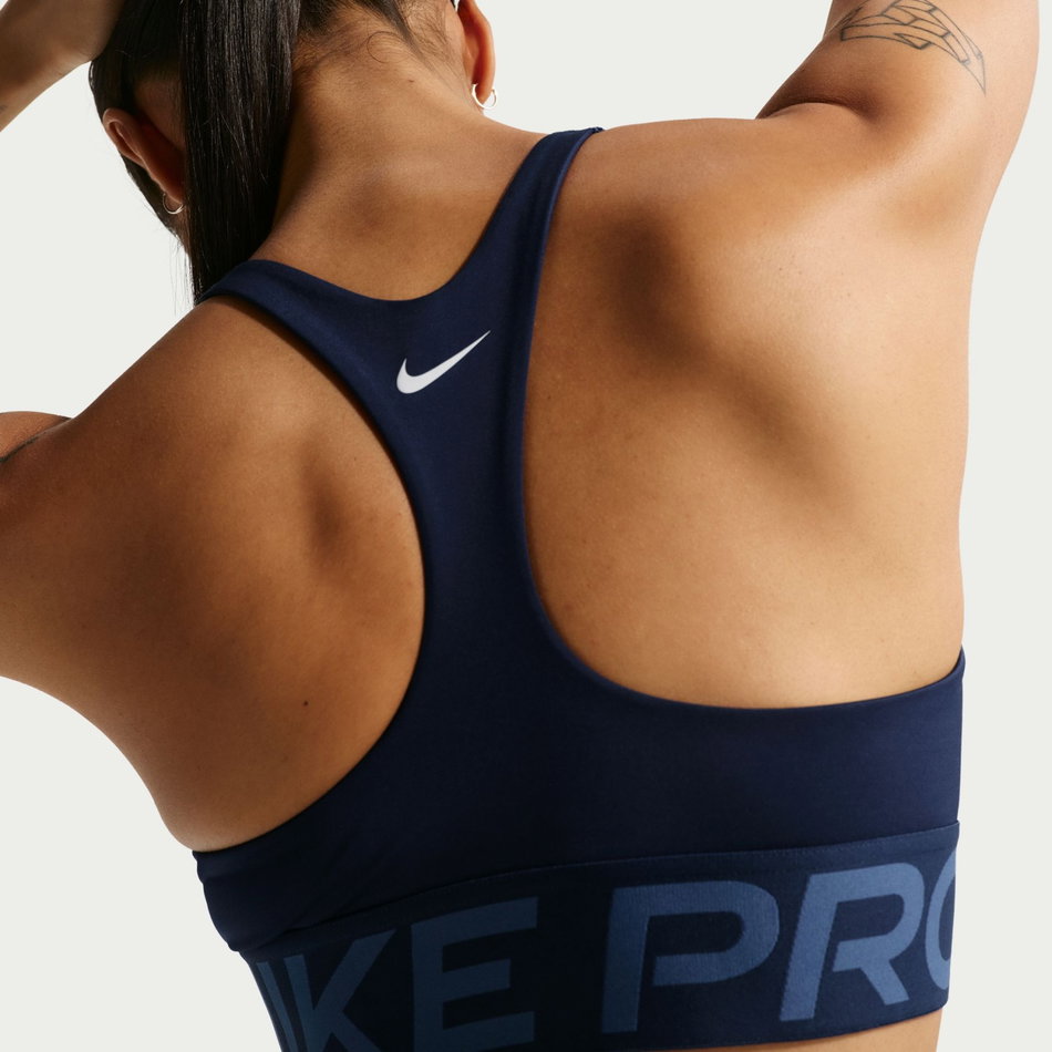 Nike Pro Dri-FIT Sculpt Ms Bra Pedli Kadın Mavi Sporcu Sütyeni
