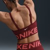 NIKE - Nike Pro Indy Plunge Bra Bold Kadın Kırmızı Sporcu Sütyeni (1)
