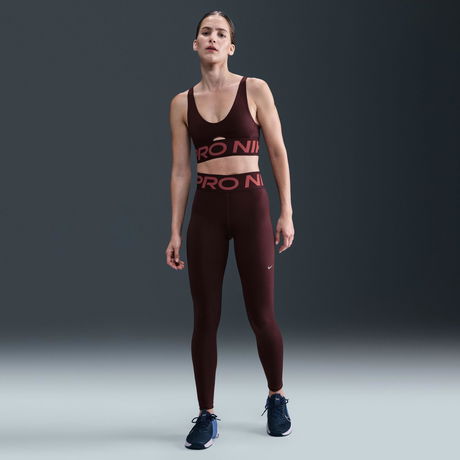NIKE - Nike Pro Sculpt Dri-FIT HR Tight Kadın Bordo Tayt