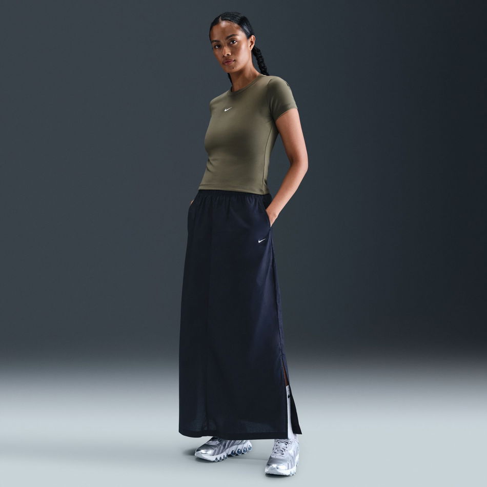 Nike Sportswear Crop Kadın Yeşil Tişört