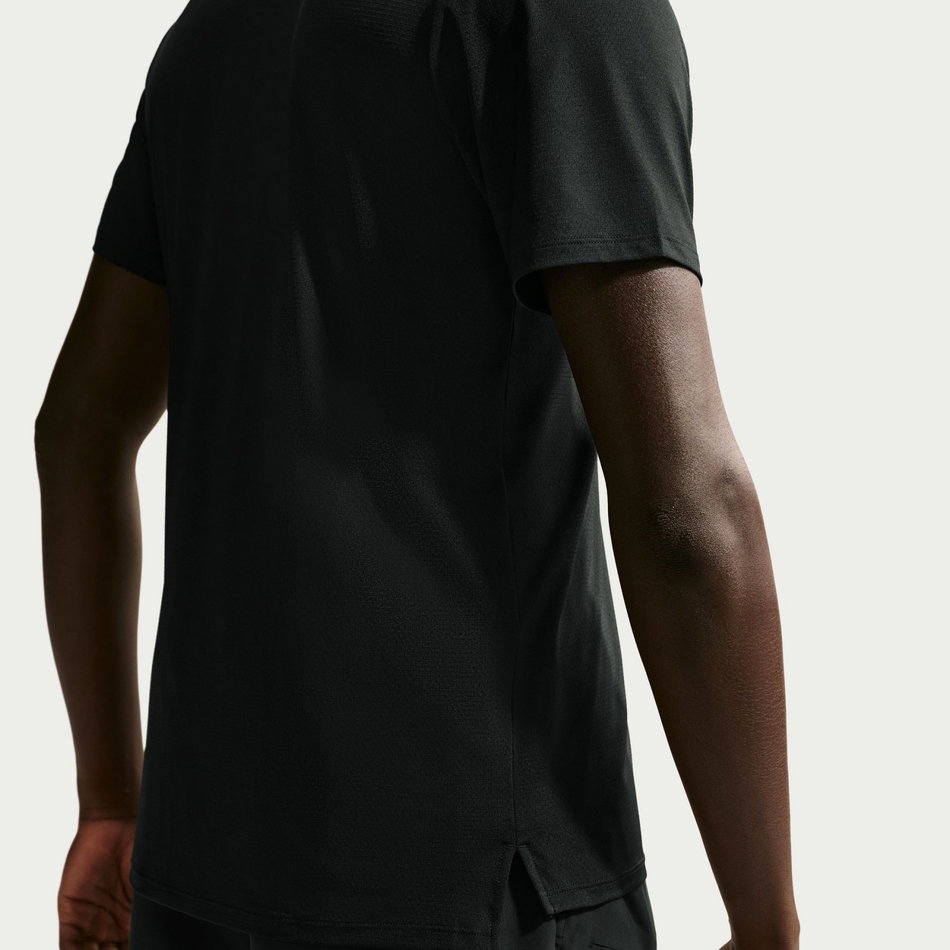 NikeCourt Dri-FIT Advantage Polo Erkek Siyah Tişört