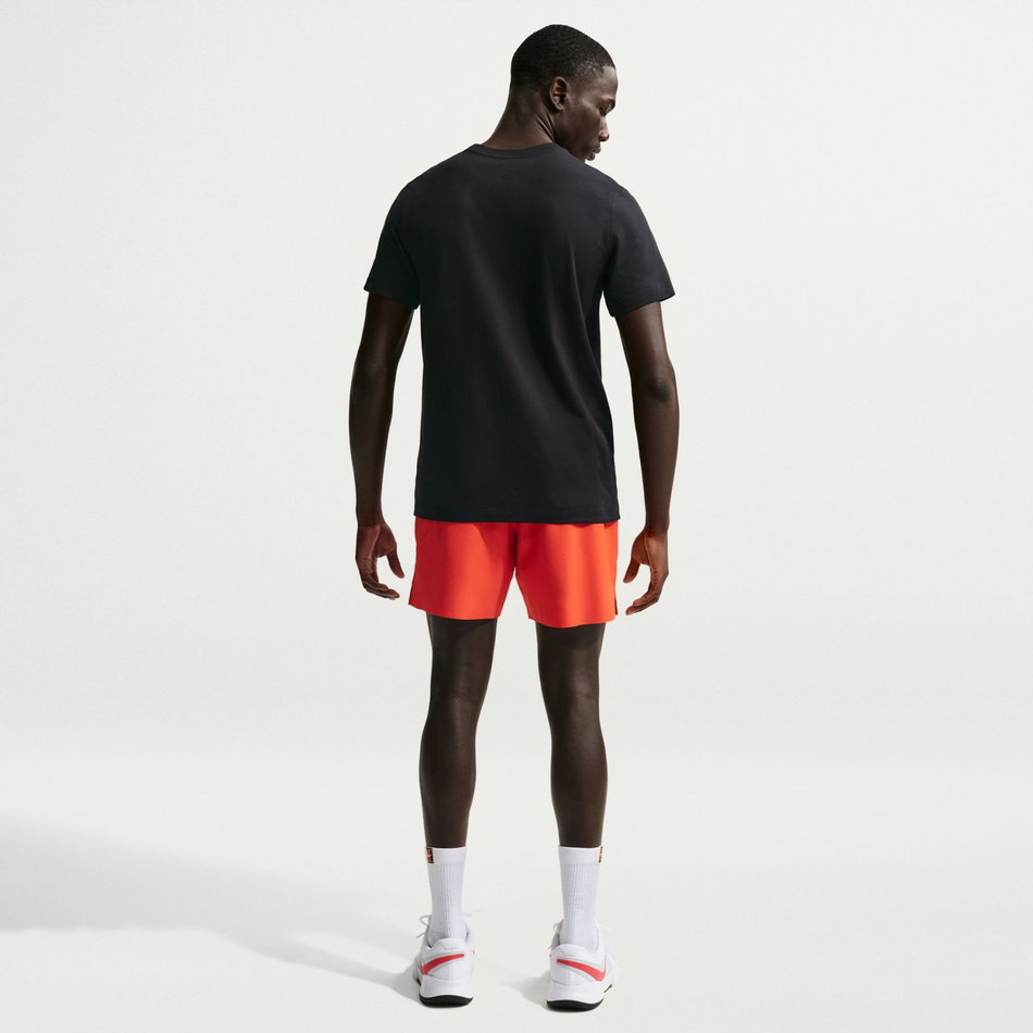 NikeCourt Tee Std Heritage Erkek Siyah Tişört