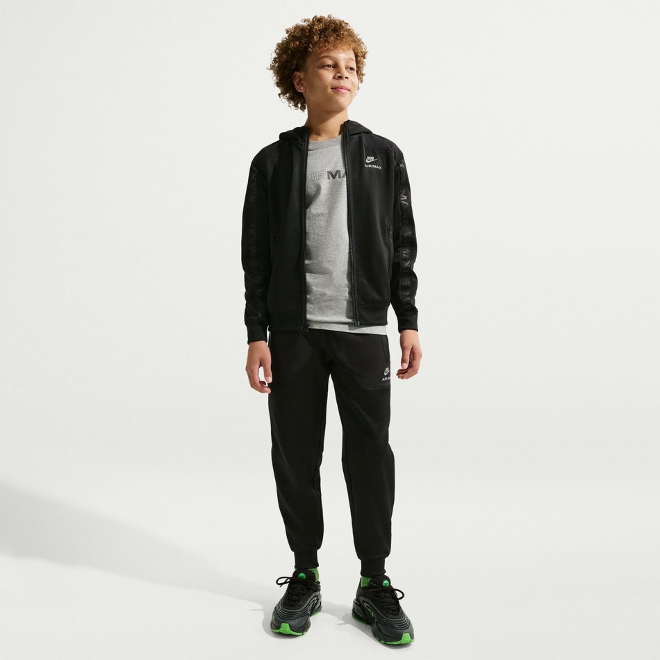 Nsw Air Max FZ Hoodie Çocuk Siyah Sweatshirt