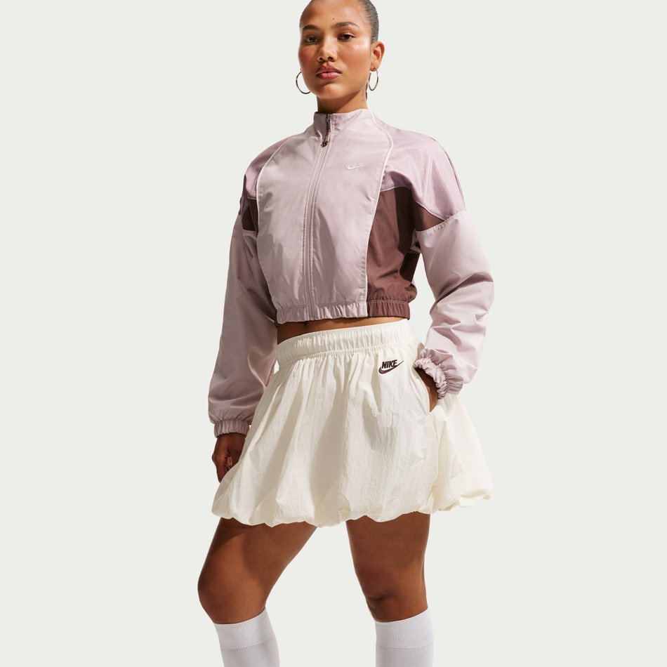 Nsw Bubble Skirt Kadın Bej Etek