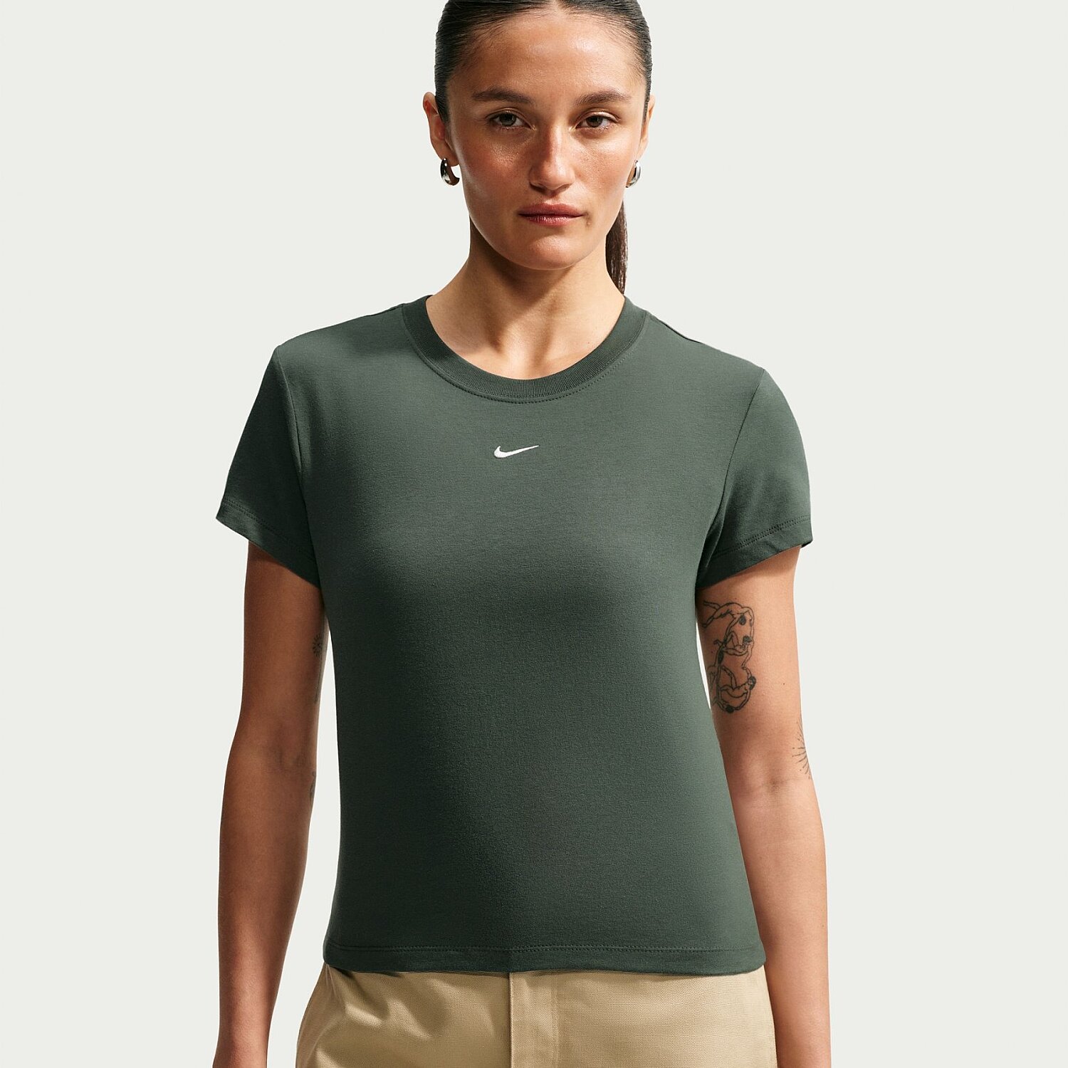 Женская футболка Nike Nsw Chill Knit Md Crop