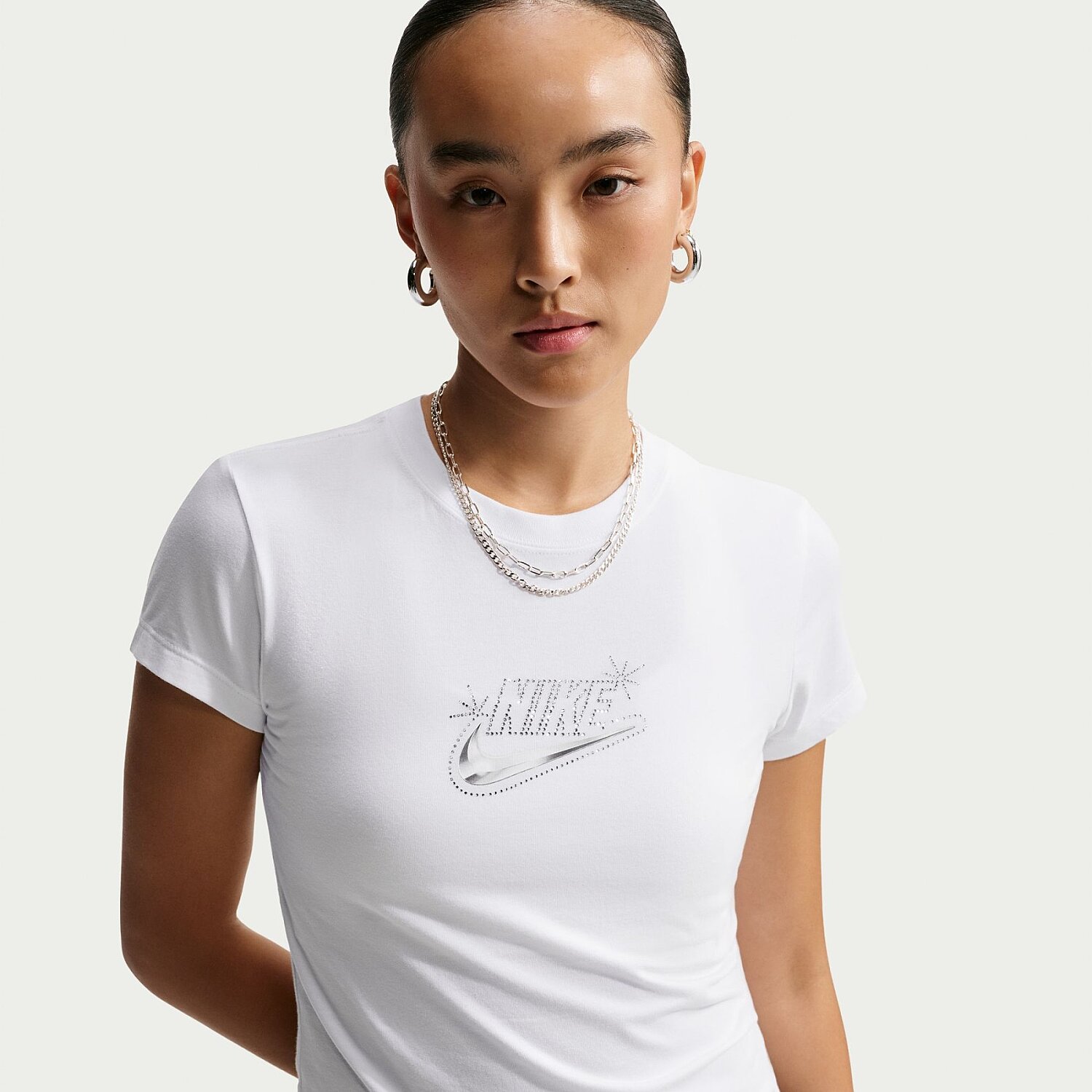 Женская футболка Nike Nsw Chill Knit Midcrop Tee