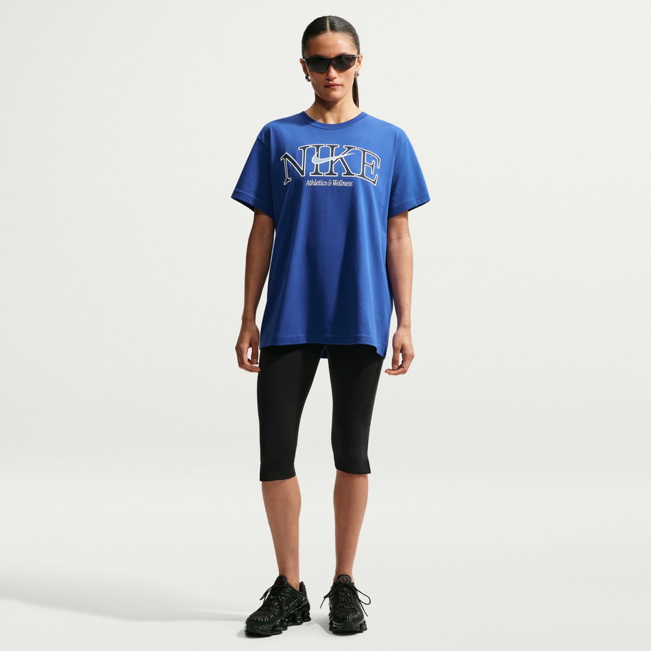 Nsw Classic Bf Tee Kadın Mavi Tişört