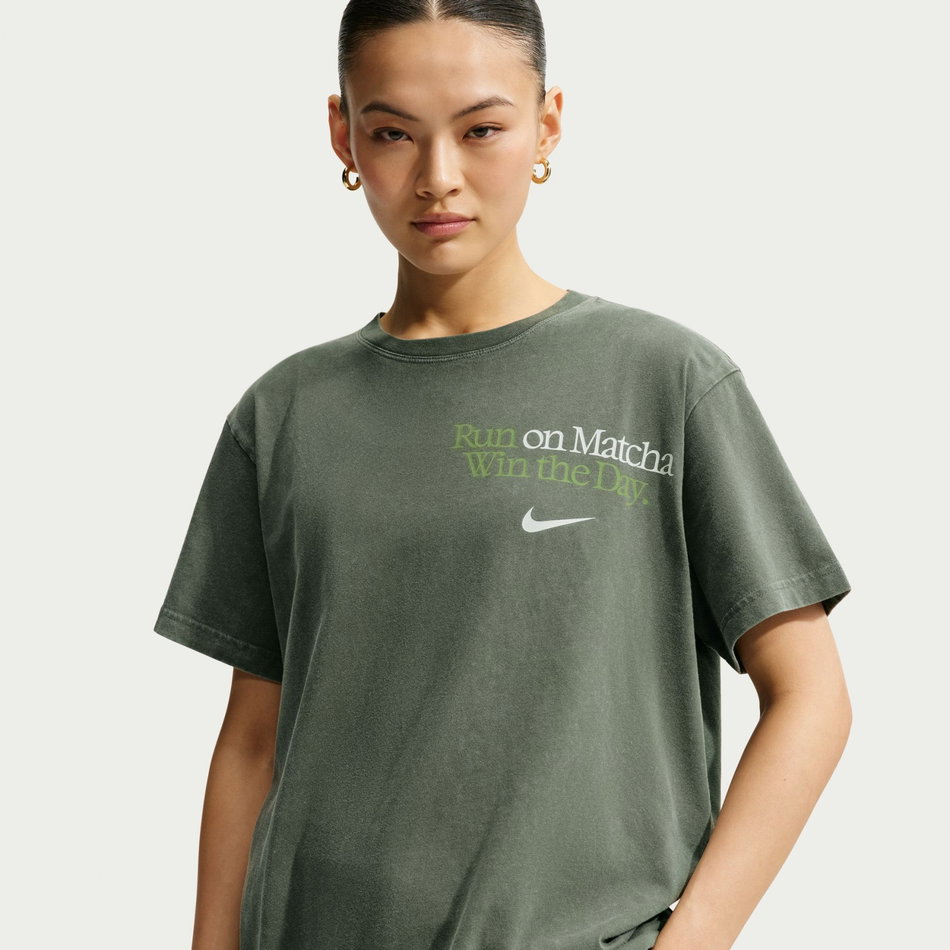 Nsw Classic Bf Tee Matcha Kadın Yeşil Tişört