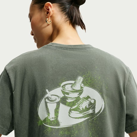 NIKE - Nsw Classic Bf Tee Matcha Kadın Yeşil Tişört (1)