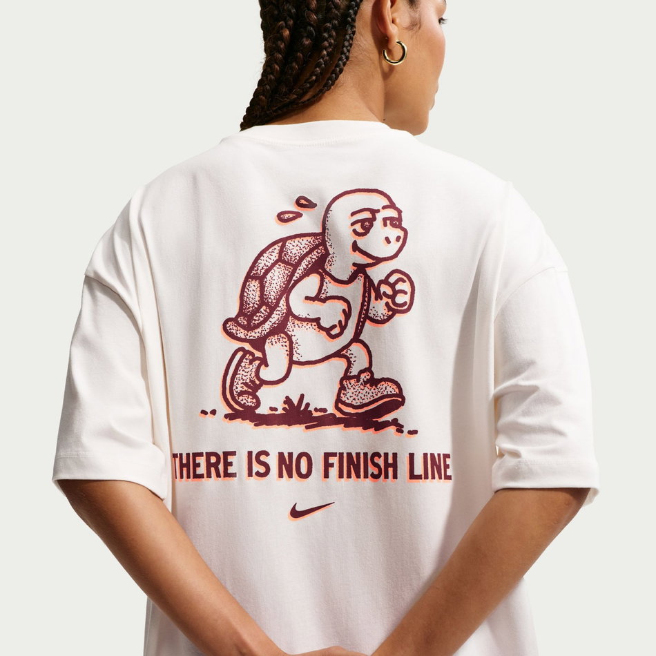 Nsw Classic Os Tee Kadın Bej Tişört