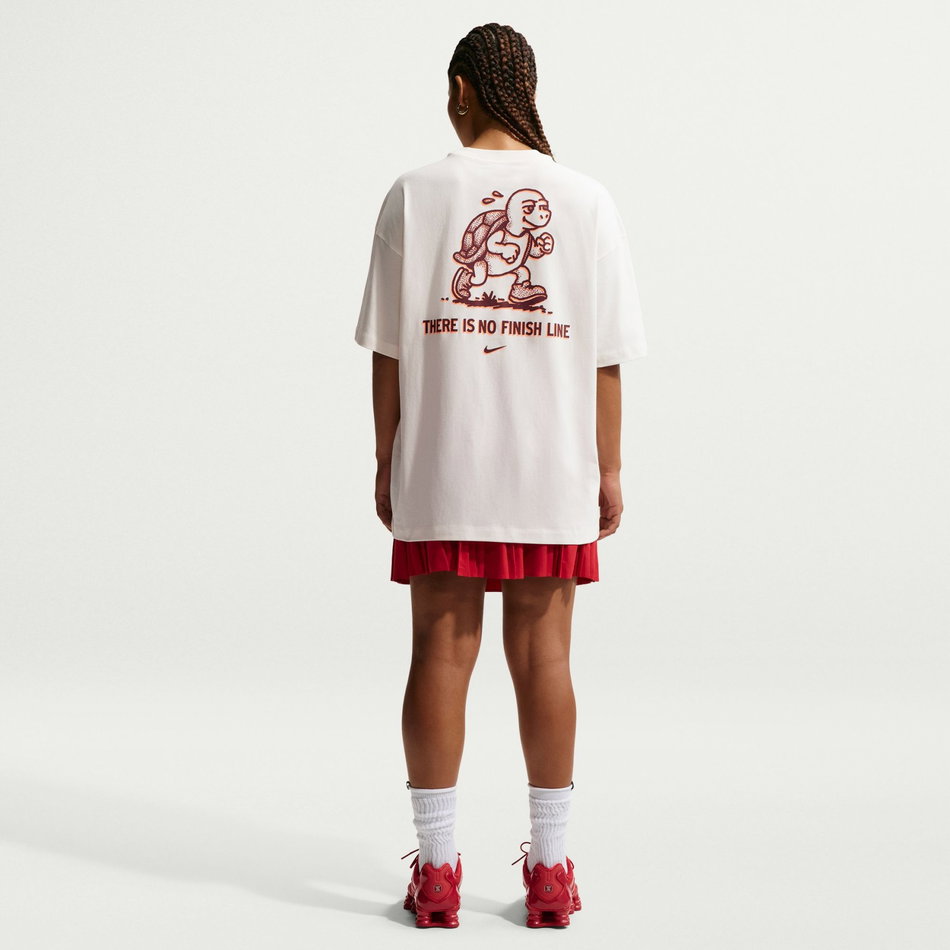 Nsw Classic Os Tee Kadın Bej Tişört