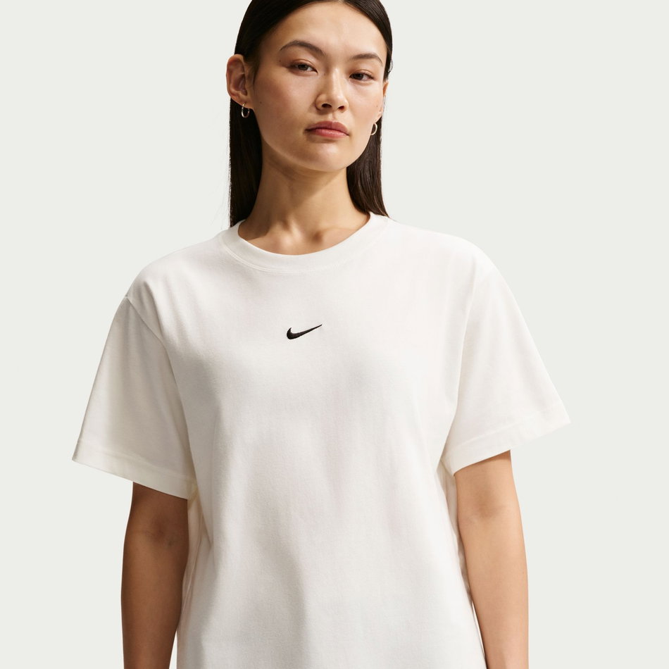 Nsw Classic Ss Tee Kadın Bej Tişört
