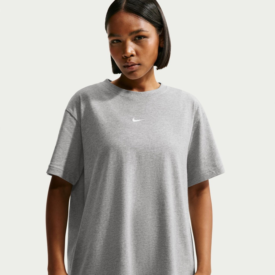 Nsw Classic Ss Tee Kadın Gri Tişört