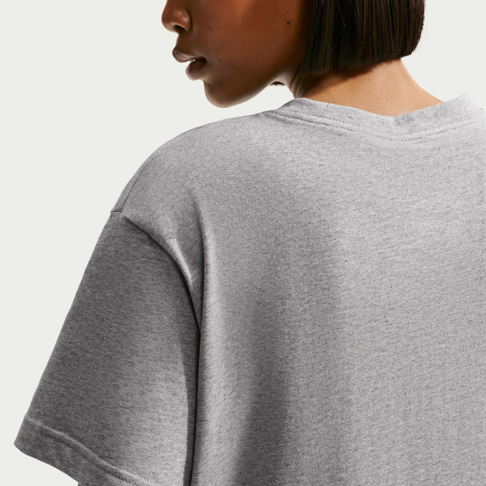 Nsw Classic Ss Tee Kadın Gri Tişört