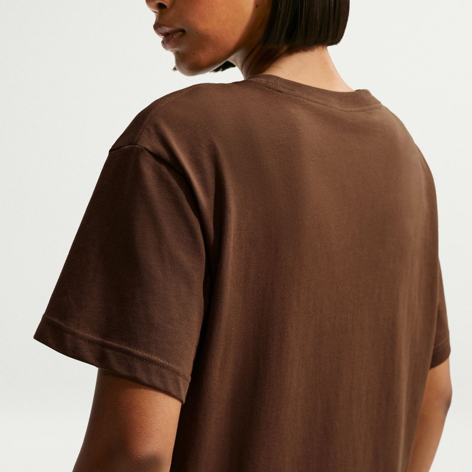 Nsw Classic Ss Tee Kadın Kahverengi Tişört
