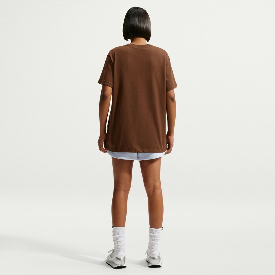 Nsw Classic Ss Tee Kadın Kahverengi Tişört