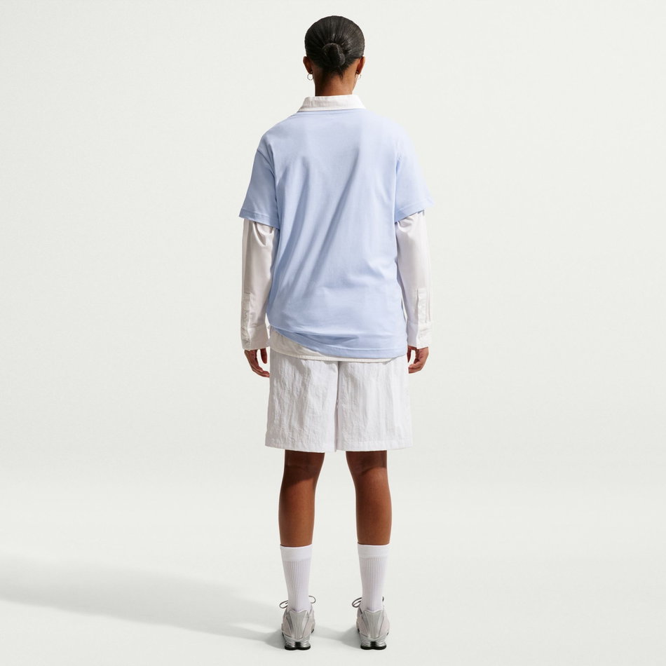 Nsw Classic Ss Tee Kadın Mavi Tişört