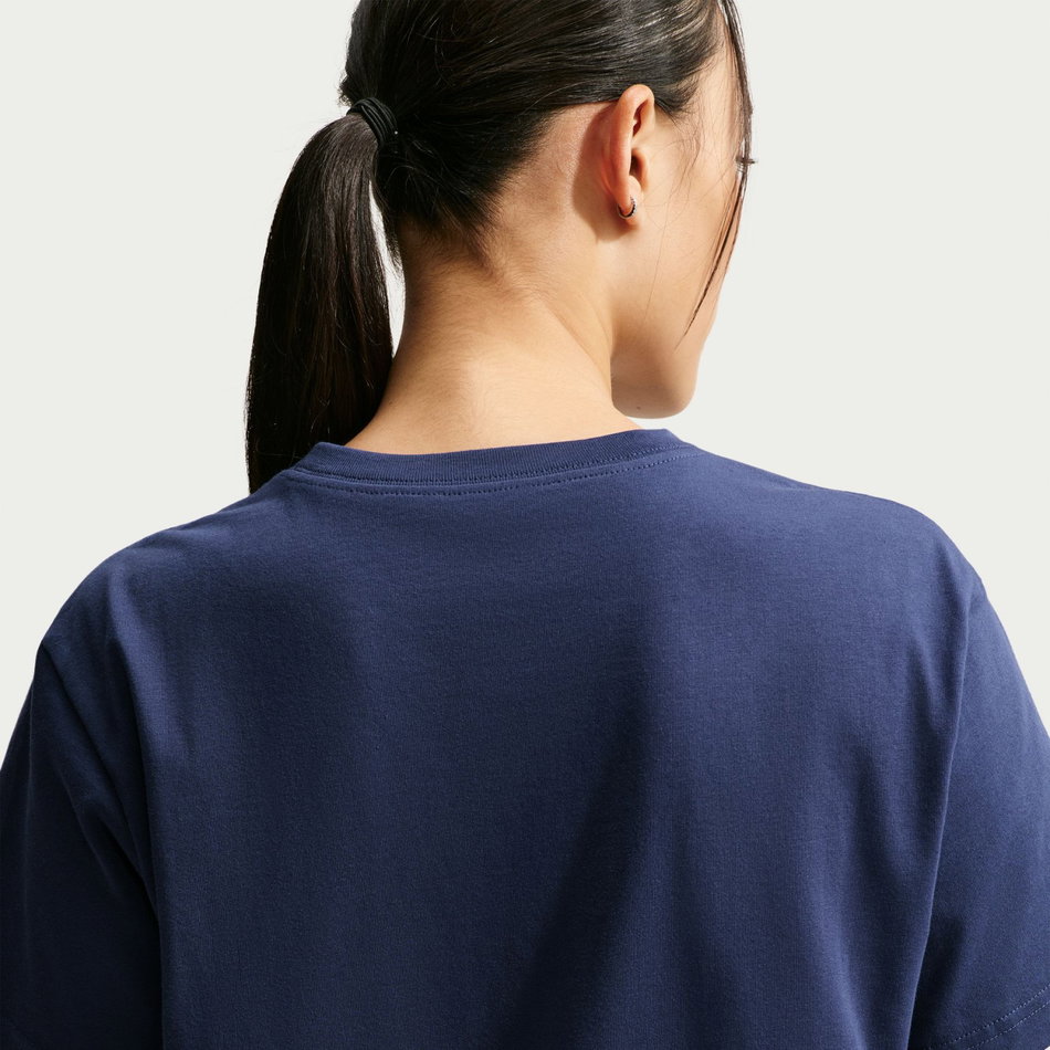 Nsw Classic Ss Tee Kadın Mavi Tişört