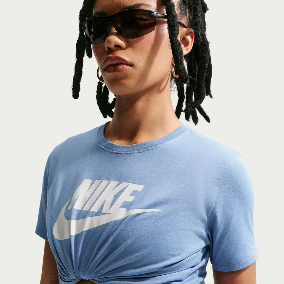 Nsw Club Ss Tee Icon Futura Kadın Mavi Tişört