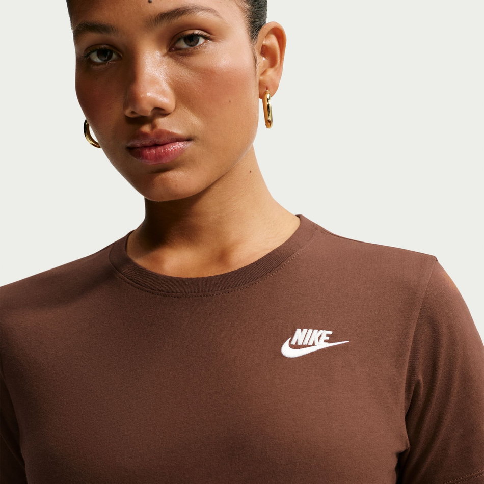 Nsw Club Ss Tee Kadın Kahverengi Tişört