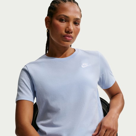 NIKE - Nsw Club Ss Tee Kadın Mavi Tişört