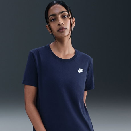 NIKE - Nsw Club Ss Tee Kadın Mavi Tişört