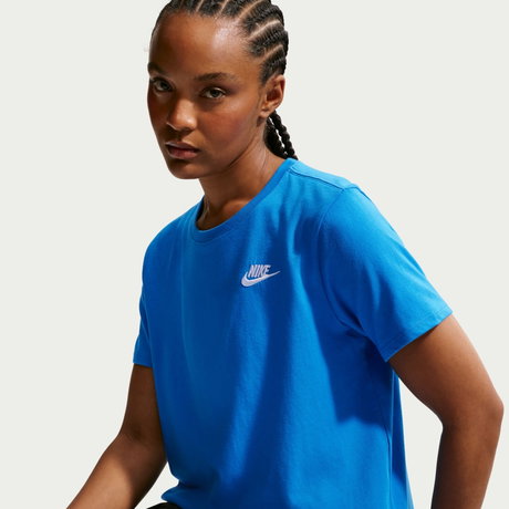 NIKE - Nsw Club Ss Tee Kadın Mavi Tişört