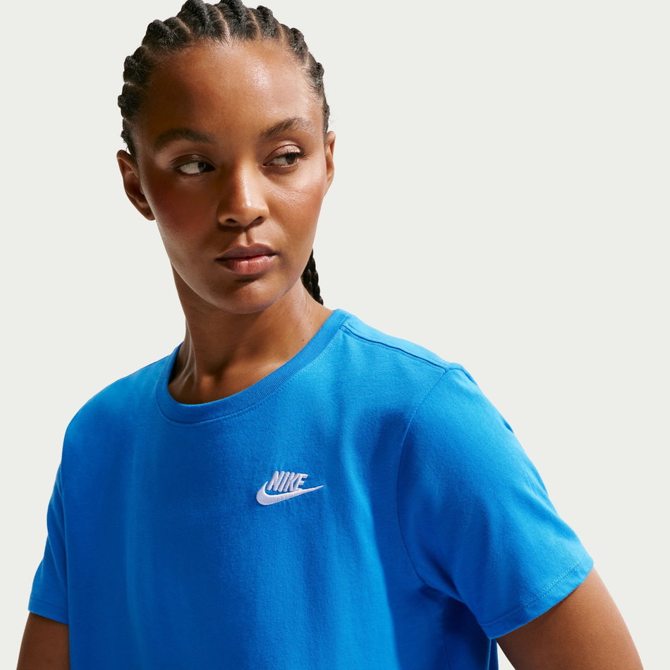 Nsw Club Ss Tee Kadın Mavi Tişört