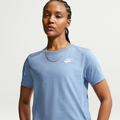 NIKE - Nsw Club Ss Tee Kadın Mavi Tişört