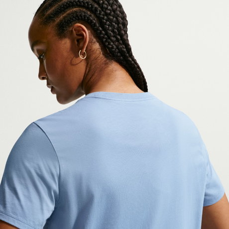 NIKE - Nsw Club Ss Tee Kadın Mavi Tişört (1)