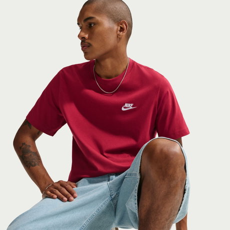 NIKE - Nsw Club Tee Erkek Kırmızı Tişört