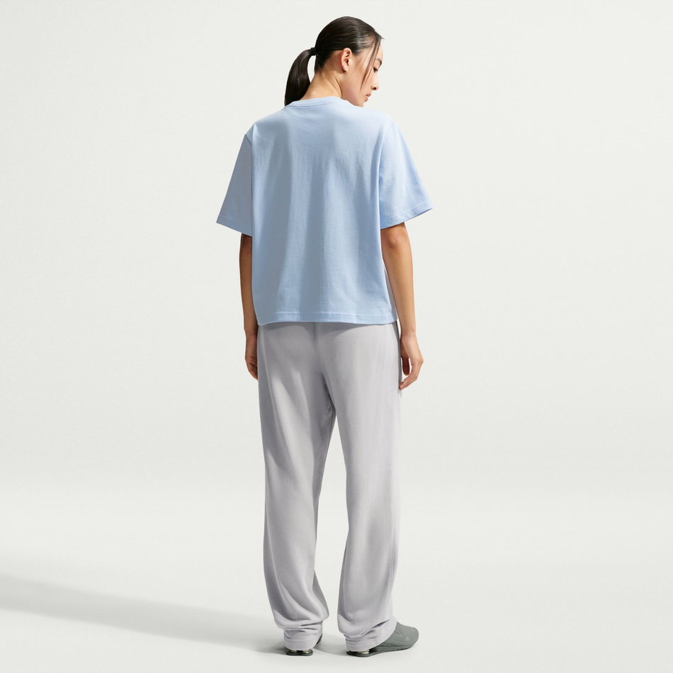 Nsw Essential Ss Tee Boxy Kadın Mavi Tişört