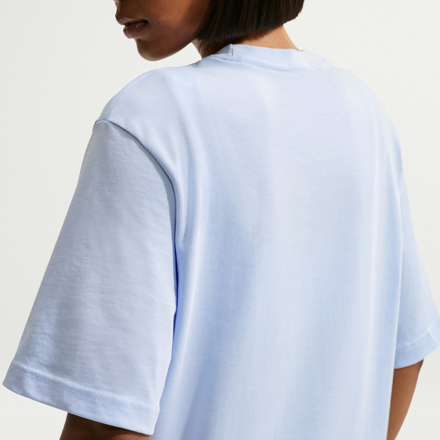 Nike Nsw Essential Ss Tee Boxy Kadın Mavi Tişört IX2125-407