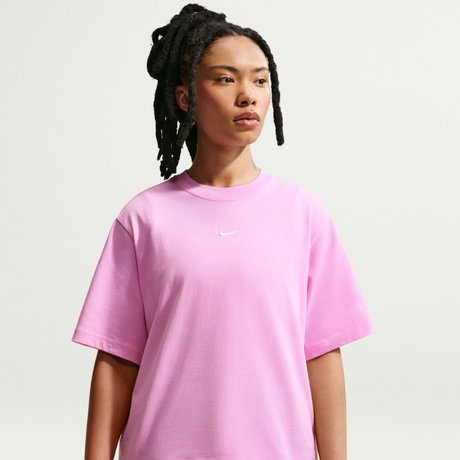 NIKE - Nsw Essential Ss Tee Boxy Kadın Pembe Tişört