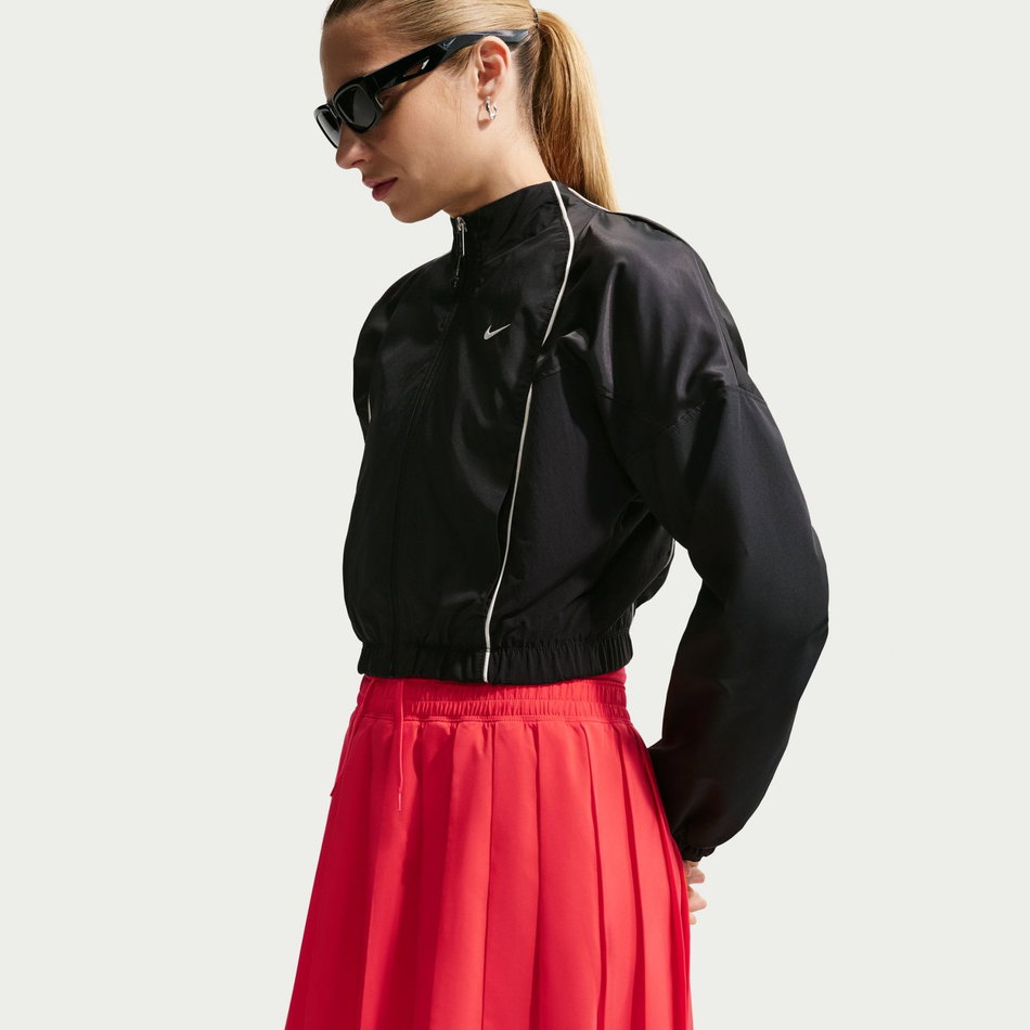 Nsw Knife Pleated Skirt Kadın Kırmızı Etek