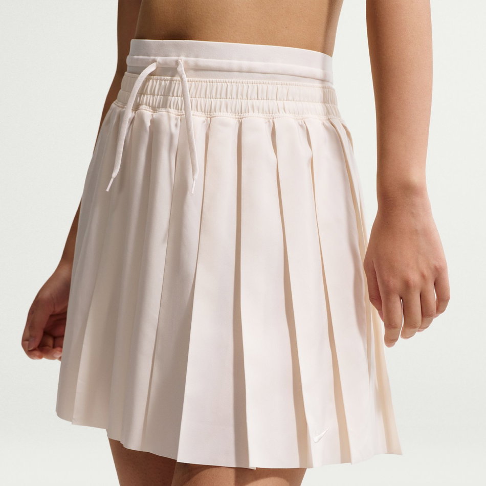Nsw Knife Pleated Skirt Kadın Krem Etek
