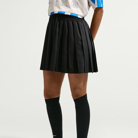 NIKE - Nsw Knife Pleated Skirt Kadın Siyah Etek (1)