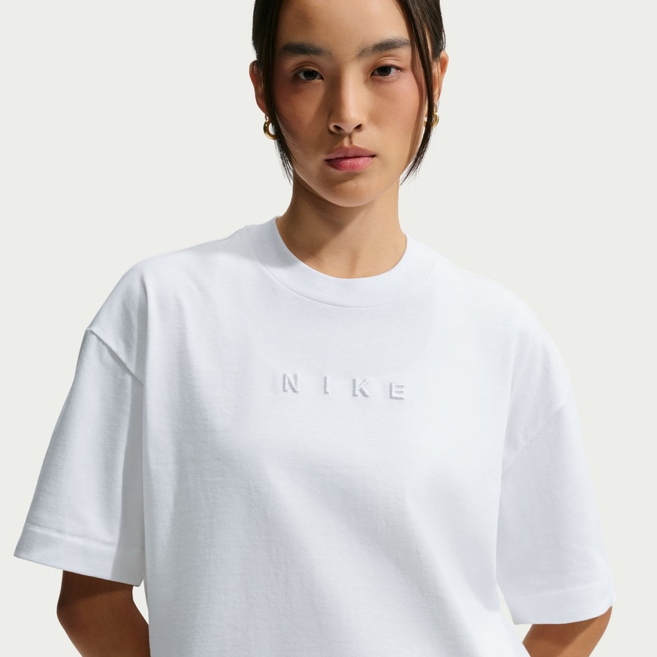 Nsw Luxe Boxy Tee Kadın Beyaz Tişört