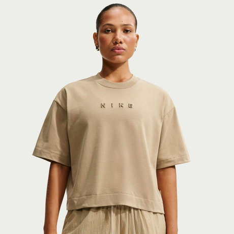 NIKE - Nsw Luxe Boxy Tee Kadın Kahverengi Tişört