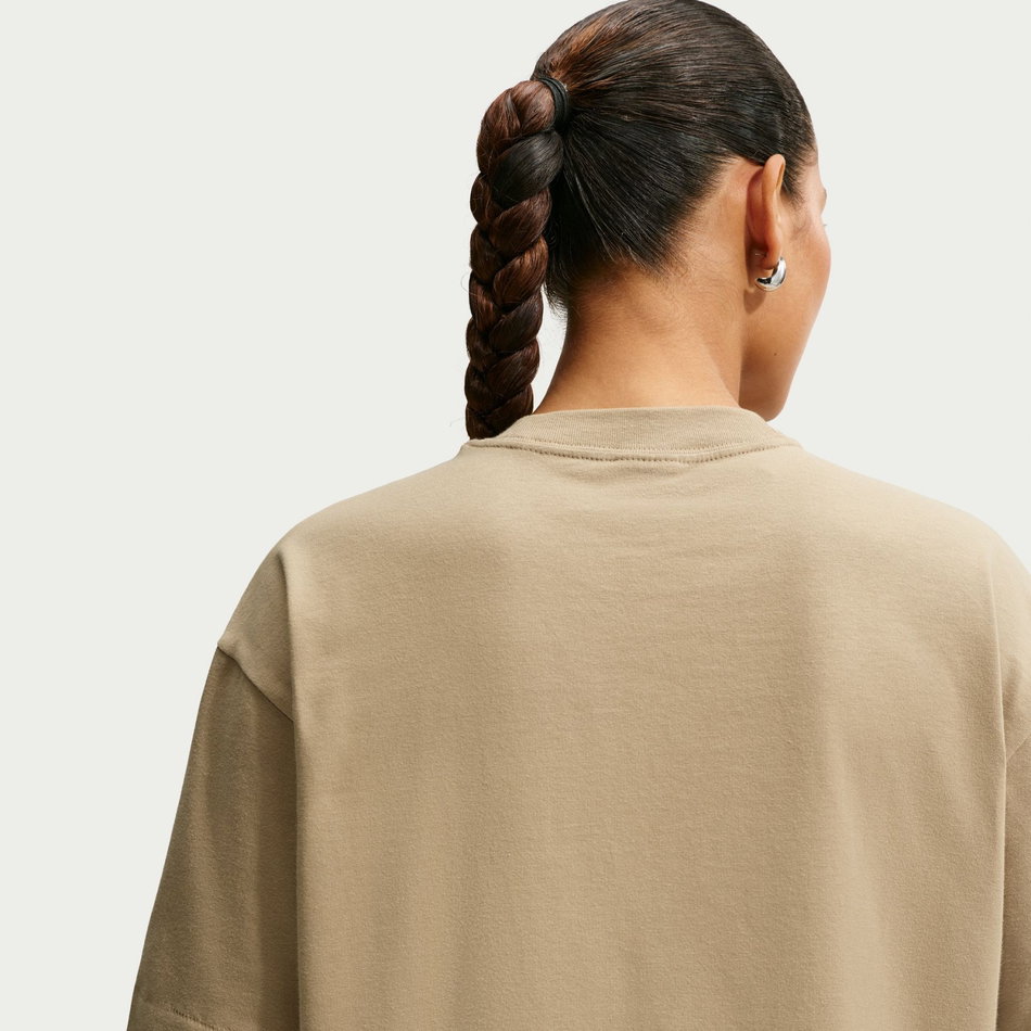 Nsw Luxe Boxy Tee Kadın Kahverengi Tişört