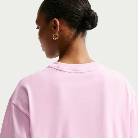 NIKE - Nsw Luxe Ss Tee Boxy Kadın Pembe Tişört (1)