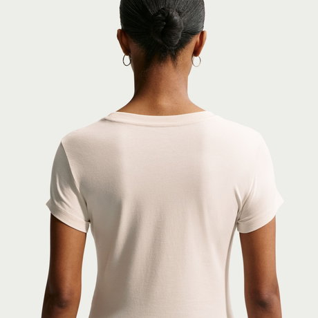 NIKE - Nsw Mod Crop Athletic League Tee Kadın Bej Tişört (1)