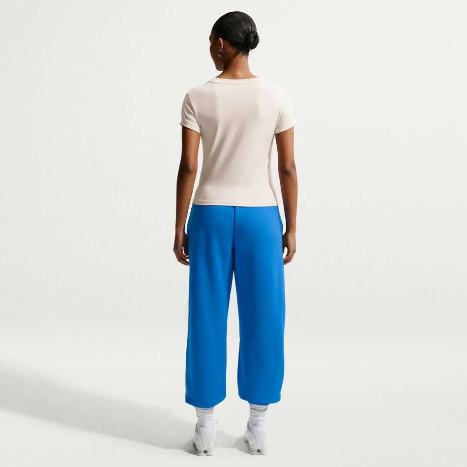 Nsw Mod Crop Athletic League Tee Kadın Bej Tişört