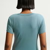 NIKE - Nsw Mod Crop Athletic League Tee Kadın Yeşil Tişört (1)